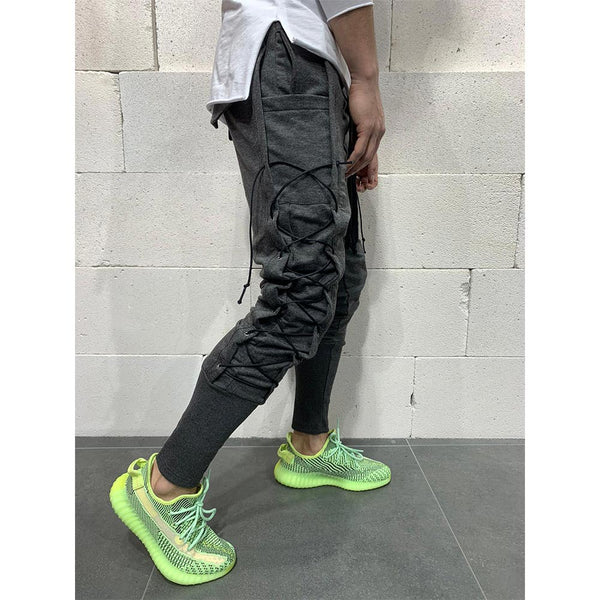 Lace-up Tapered Jogger
