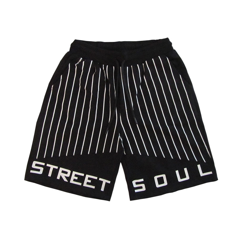 Street Soul Cotton Jersey Shorts Black