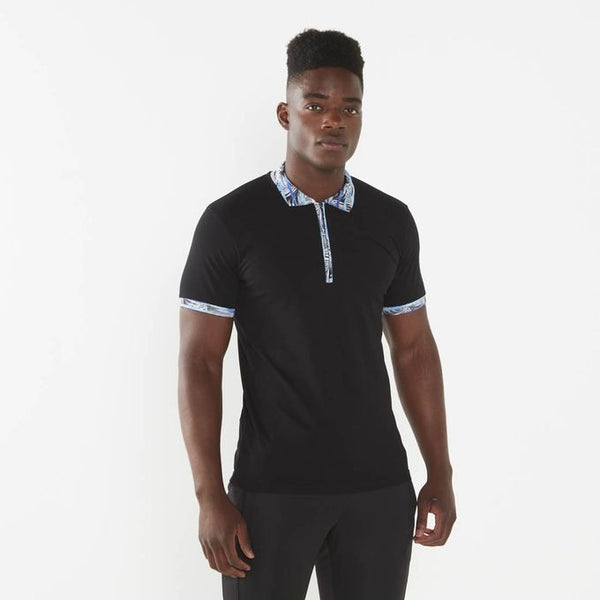Polo Shirt with Zip