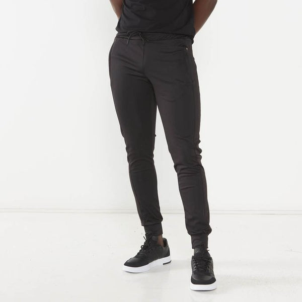 Black Joggers with Zip Pockets
